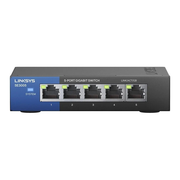 Small 5-port gigabit switch